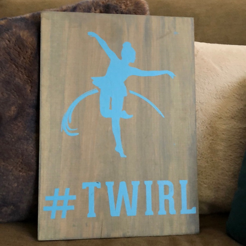 #TWIRL AR Workshop Wooden Plaque💙